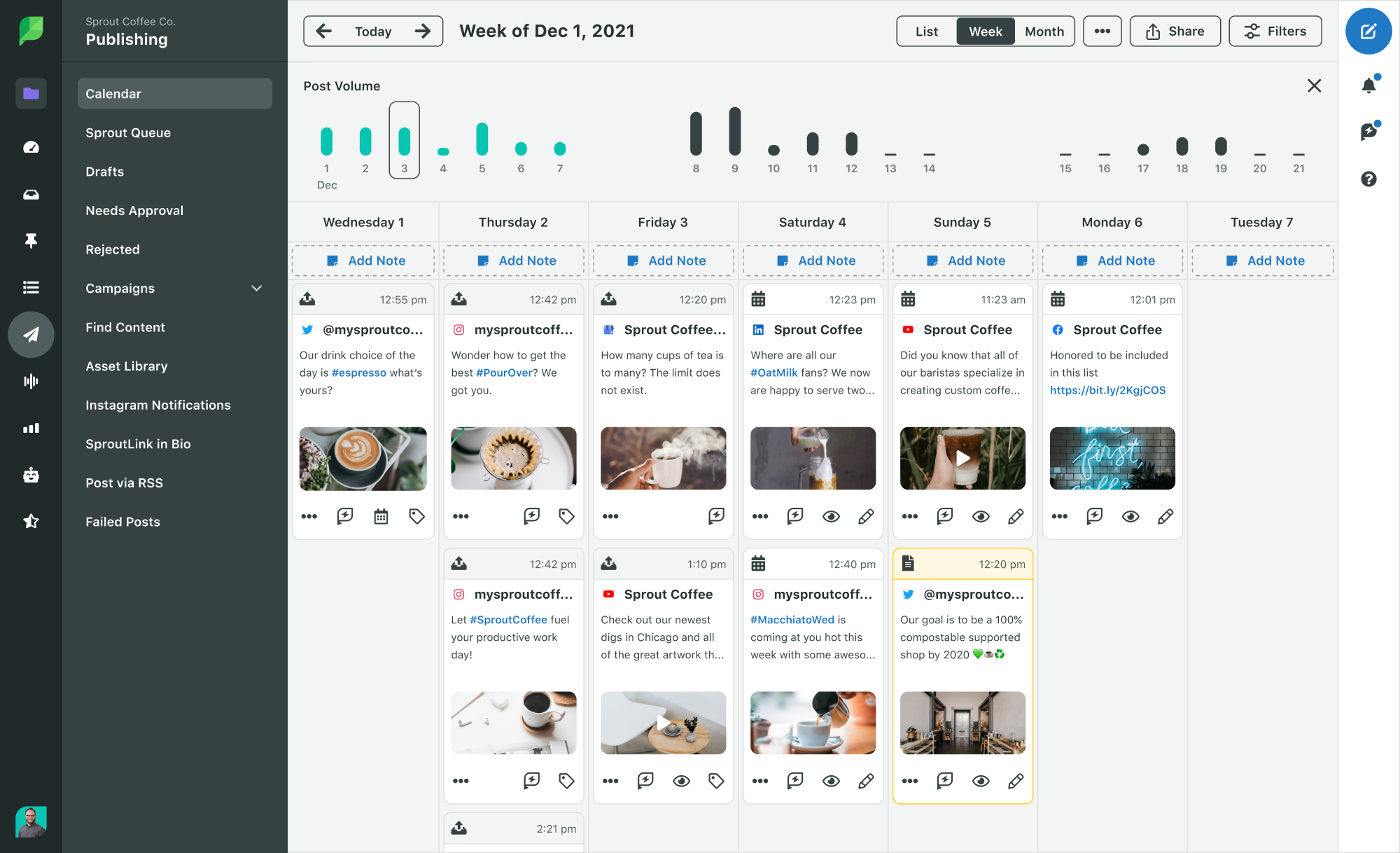 sprout social publishing calendar as part of your marketing tech stack